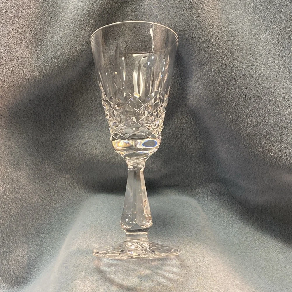 2-Elegant Waterford Crystal Sherry Glasses Kenmare Pattern